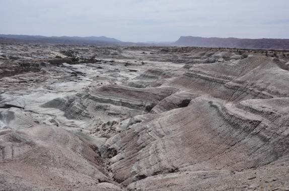 Paisagem desértica no Parque Provincial Ischigualasto, na Argentina